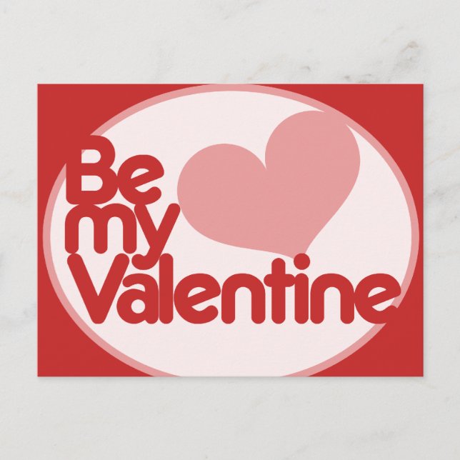 Cartes Pour Fêtes Annuelles Sois ma Saint Valentin (Devant)