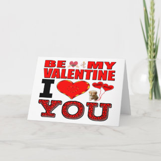 Cartes Pour Fêtes Annuelles Sois Ma Valentine Je T'Aime