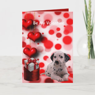 Cartes Pour Fêtes Annuelles Sois mon dalmatien valentin