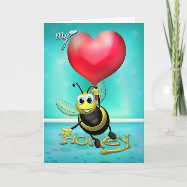 Cartes Pour Fêtes Annuelles Sois mon miel (Devant)