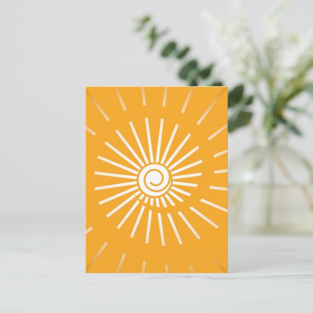 Cartes Pour Fêtes Annuelles Soleil 2 (Debout devant)