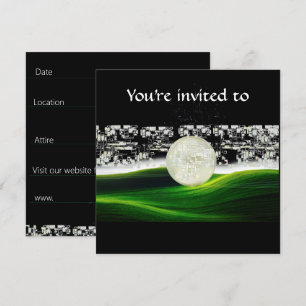 CARTES POUR FÊTES ANNUELLES SOLEIL SUR LA LUNE