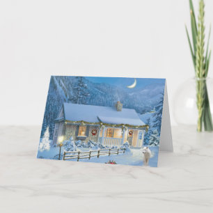 Cartes Pour Fêtes Annuelles Solitude de Noël