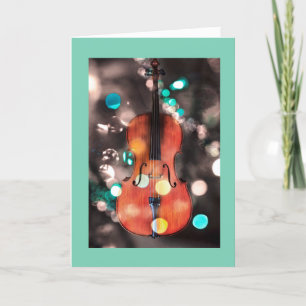 Cartes Pour Fêtes Annuelles Solive Violoncelle