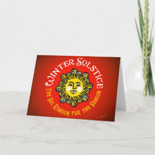 Cartes Pour Fêtes Annuelles SOLSTICE D'HIVER - La vraie raison de la saison 