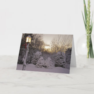 Cartes Pour Fêtes Annuelles Solstice d'hiver (vide)