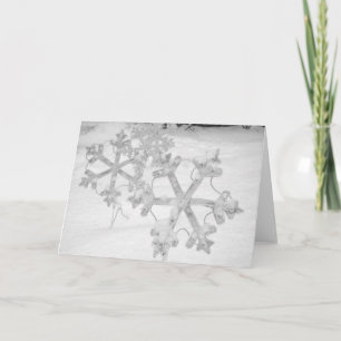 Cartes Pour Fêtes Annuelles Solstice & Nouvel An : Snowflakes