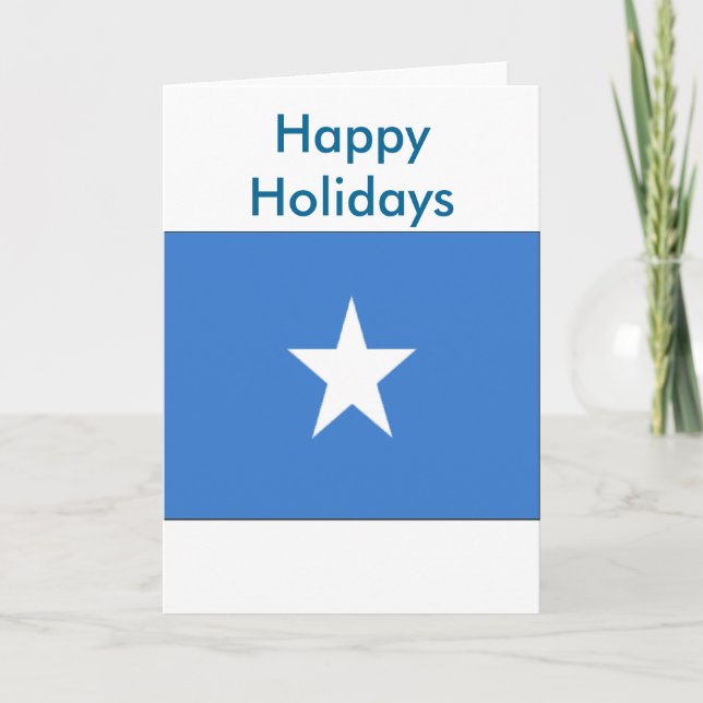 Cartes Pour Fêtes Annuelles Somalie (Devant)
