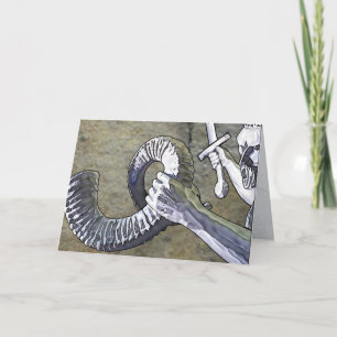 Cartes Pour Fêtes Annuelles Son Le Shofar