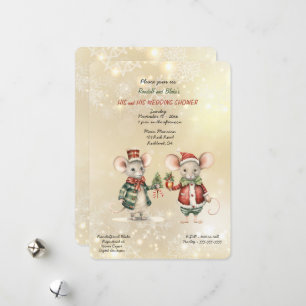 Cartes Pour Fêtes Annuelles Son & Son Mariage Petits Souris