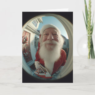 Cartes Pour Fêtes Annuelles Sonnette Santa