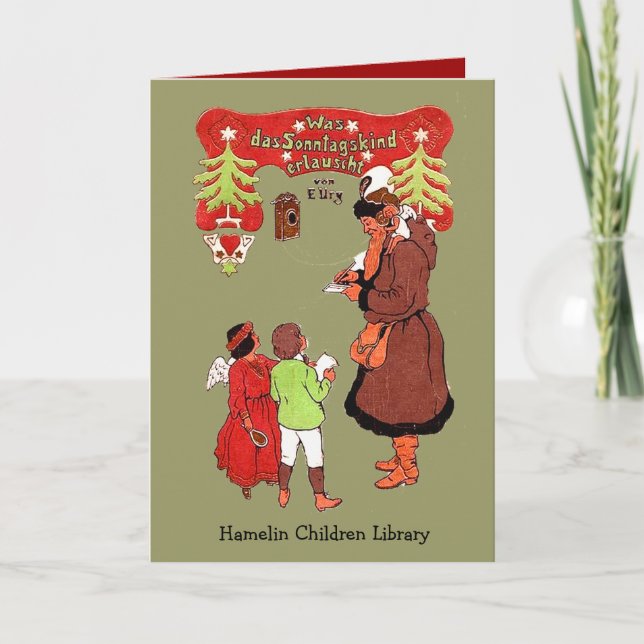 Cartes Pour Fêtes Annuelles Sonntagskind (Devant)