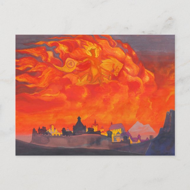 Cartes Pour Fêtes Annuelles Sophia, la Sagesse du Tout-Puissant par Roerich (Devant)