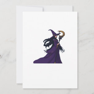 Cartes Pour Fêtes Annuelles Sorcière Lunaire Whimsigothique
