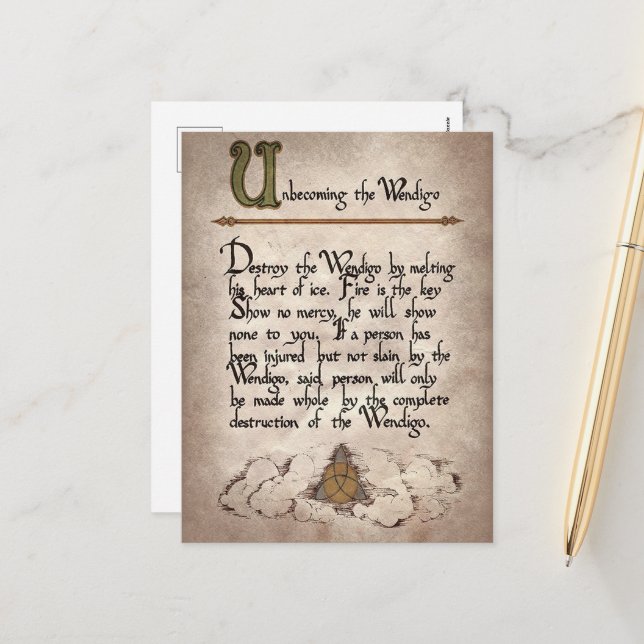 Cartes Pour Fêtes Annuelles sorcières éffrayantes orthographier Halloween (Devant/Arrière en situation)