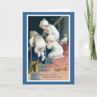 "Souhaits de Noël généreux" Vintage