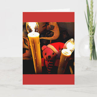 Cartes Pour Fêtes Annuelles Souhaits d'ours de nounours