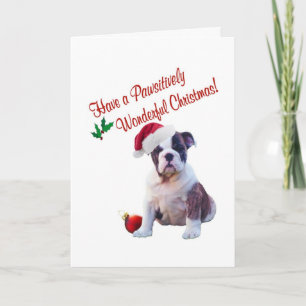 Cartes Pour Fêtes Annuelles Souhaits merveilleux de Noël de Pawsitively de