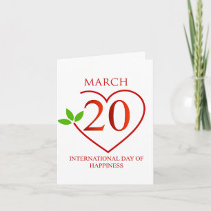Cartes Pour Fêtes Annuelles Souhaits personnalisés Journée internationale du b