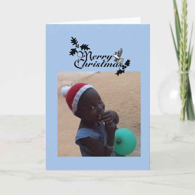 Cartes Pour Fêtes Annuelles Sourires de Noël (Devant)