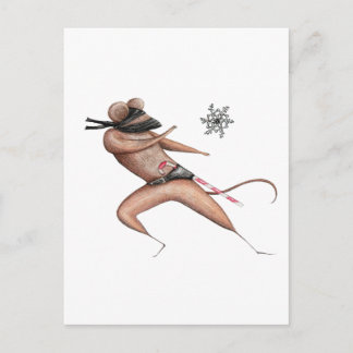 Cartes Pour Fêtes Annuelles Souris de Ninja de Noël