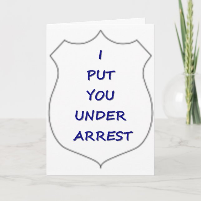 CARTES POUR FÊTES ANNUELLES SOUS ARRESTATION/CAPTIVE POUR AMOUR DE NOËL (Devant)