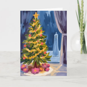 Cartes Pour Fêtes Annuelles Sous l'arbre de Noël