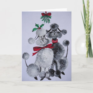 Cartes Pour Fêtes Annuelles Sous le gui