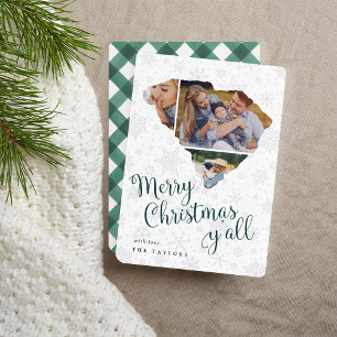 Cartes Pour Fêtes Annuelles South Carolina Home State Photo Collage Christmas