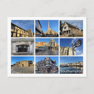 Cartes Pour Fêtes Annuelles Southampton Holiday Postcard