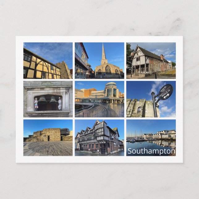 Cartes Pour Fêtes Annuelles Southampton Holiday Postcard (Devant)