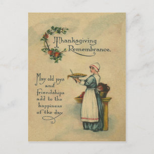 Cartes Pour Fêtes Annuelles Souvenir de Thanksgiving