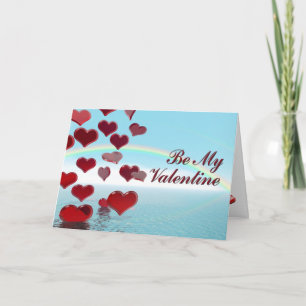 Cartes Pour Fêtes Annuelles Soyez à moi le jour de la Saint-Valentin