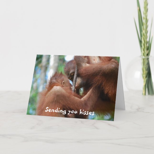 Cartes Pour Fêtes Annuelles Soyez mes baisers de Saint-Valentin (Devant)