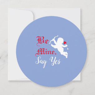 Cartes Pour Fêtes Annuelles "Soyez mien, Dites oui" Flèche d'amour Personnalis
