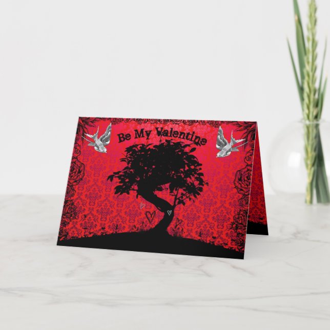 Cartes Pour Fêtes Annuelles Soyez mon arbre de bonsaïs de Valentine de l'amour (Devant)