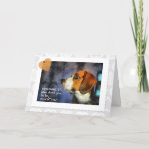 Cartes Pour Fêtes Annuelles Soyez mon chien Valentine