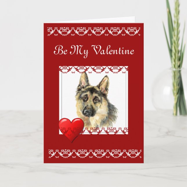 Cartes Pour Fêtes Annuelles Soyez mon Valentine vieillir avec moi Citer Chien (Devant)