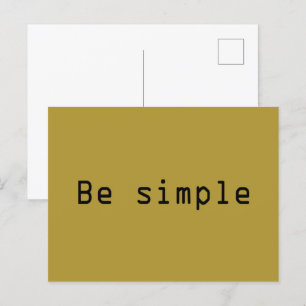 Cartes Pour Fêtes Annuelles Soyez simple