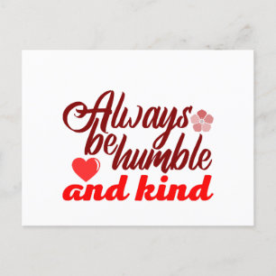 Cartes Pour Fêtes Annuelles Soyez toujours humble et gentil BOSS LADY Boss Bab