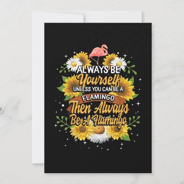 Cartes Pour Fêtes Annuelles Soyez Toujours Vous-Même À Moins De Pouvoir Être U (Devant)