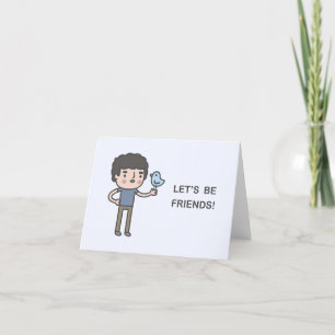Cartes Pour Fêtes Annuelles Soyons amis !