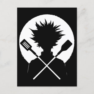 Cartes Pour Fêtes Annuelles Spatulas Drôle Cuisine Wild Chef