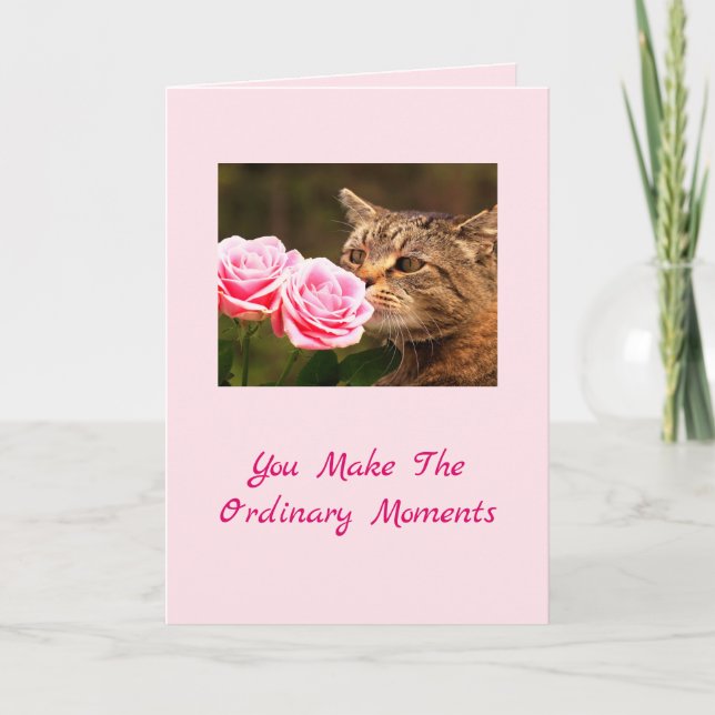 Cartes Pour Fêtes Annuelles Special Cat Magical Valentine's Day (Devant)
