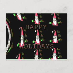 Cartes Pour Fêtes Annuelles Special Happy Holidays Ho Ho Ho Ink Sketch Père No