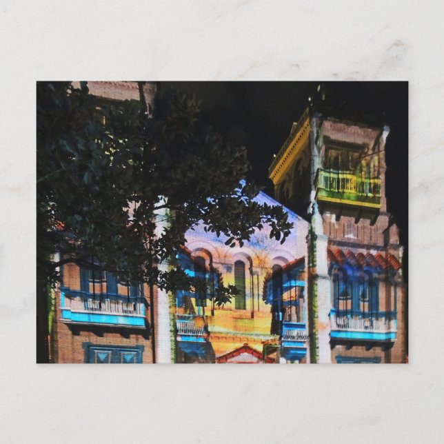 Cartes Pour Fêtes Annuelles Spectacle de Noël à Medellin en Colombie (Devant)