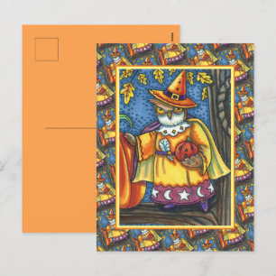 CARTES POUR FÊTES ANNUELLES SPECTACLES MAGIQUES ET HALLOWEEN HOOTS, ASSISTANT