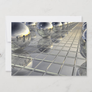 Cartes Pour Fêtes Annuelles Sphères et miroirs