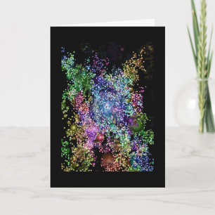 Cartes Pour Fêtes Annuelles Sphères Mix1 (carte)