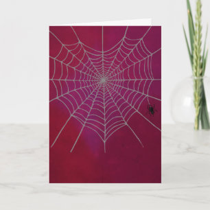 Cartes Pour Fêtes Annuelles Spiderweb Heart